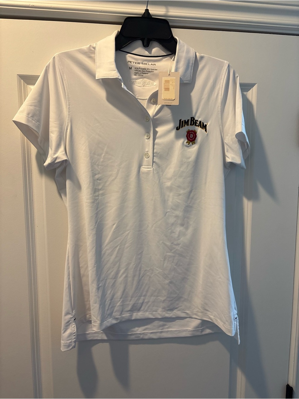 Peter Millar x Jim Beam White Polo Shirt for Woman